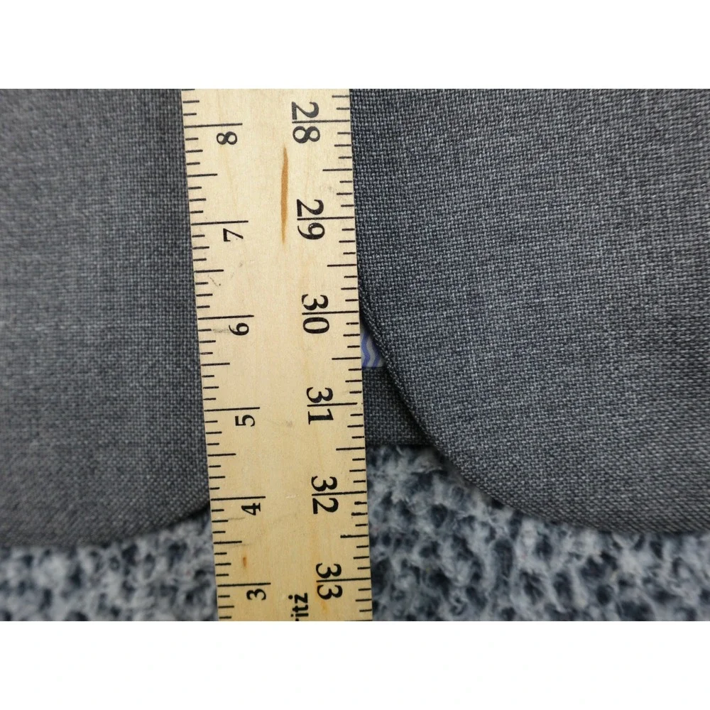 Brooks Brothers Coat Mens Grey Italian Fabric Wool Blazer 2-Button Size 44L‎